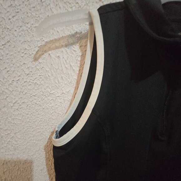 Sincerely Jules Active Womens Sleeveless Black Dress size L With Zip Collar - Picture 4 of 5